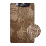 Коврик в ванную КЛАССИК УНИ 202308, двойной КОРИЧНЕВЫЙ, 55х90 + 45х55 см, 100% полиэстер