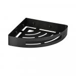 Полочка литая, угловая, одинарная, из нержавеющей стали, цвет ГРАФИТ.