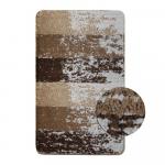 Коврик в ванную СИЛЬВЕР одинарный, коричневая, ЗЕБРА, 50х80 см, 100% полиэстер