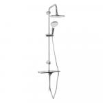 Стойка душевая "тропический душ" с АВТОМАТИЧЕСКИМ переключением, с двумя круглыми лейками , 2 режима