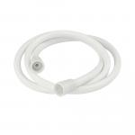 Шланг для душа из ПВХ, в пакете, 150 см, цвет БЕЛЫЙ.