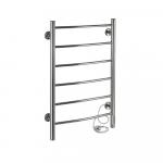 Полотенцесушитель электрический КЛАССИК-ДУГА, 500х800 мм, труба - "1" x 2 мм, 100 Вт, с терморегулятором, нержавеющая сталь, цвет ХРОМ.