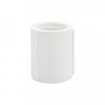 Муфта 1/2" ПВХ (PVC-U) белая.