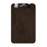 Коврик в ванную ШАГГИ ЭКО одинарный, КОРИЧНЕВЫЙ  50х 80 см, 100% полиэстер, ворс 20 мм