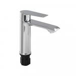 Смеситель для раковины, шаровый, литой корпус, цвет ХРОМ.