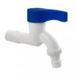 Кран водоразборный 1/2н, металлокерамика из высокопрочного пластика АБС, БЕЛЫЙ