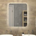 Зеркало 500 х 600 мм, сенсорное, с внутренней ЛЭД подсветкой, ореольное свечение.