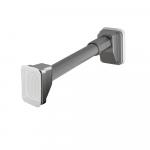 Карниз многофункциональный, усиленный, 210 - 300 см, разбоный, цвет ГРАФИТ.