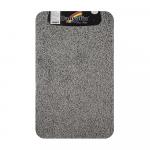 Коврик в ванную ШАГГИ ЭКО одинарный, СЕРЫЙ, 50х 80 см, 100% полиэстер, ворс 20 мм